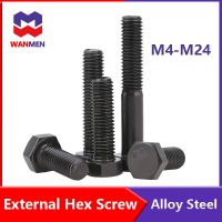 12.9 Grade External Hex Head Screws Outer Hexagon Head Cap Screw Bolt M4 M5 M6 M8 M10 M12 M14 M16 M18 M20 M22 M24 Alloy Steel