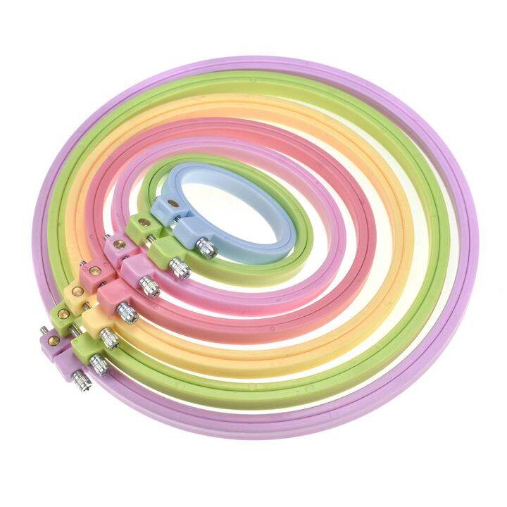 xiegk-สีสัน-มีประโยชน์-เครื่องมือเย็บผ้า-หัตถกรรม-ใส่ห่วง-ห่วงปักครอสติส-เย็บปักถักร้อย-กรอบแหวน