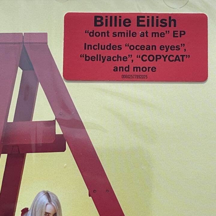 cd-ซีดีเพลง-billie-eilish-dont-smile-at-me-แผ่นใหม่-แท้-ซีล-มือหนึ่ง