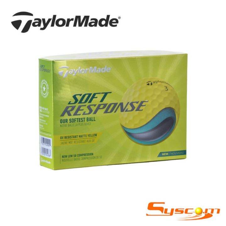 Taylormade Soft Response 2022 Yellow Golf Ball Lazada