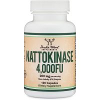 Double Wood Nattokinase Supplement 4,000 FU 120 Capsules