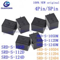 20PCS Relay SRD-S 105D 112D 124D 4Pin 5Pin SRD-S 105DM 112DM 124DM SRD-S 105D4 112D4 124D4 DC5V 12V 24VDC 100 new Original