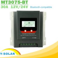 12/24V Solar Regulator 30A Bluetooth-compatible 390W 780W for Lead Acid Lithium Battery MPPT Solar Controller LCD Display Design