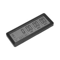 2X Big Digital Countdown Days Timer Clock - 999 Days Count Down Clock Timer for Graduation Lab Kitchen (Black)