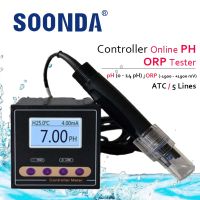 Online PH Meter PH Controller PH Meter ORP Sensor Electrode Probe Continuous Measurement And Control For Sewage PH Urban Sewage Inspection Tools