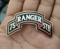 tomwang2012.US ARMY 75th Ranger STB Special Troops COMBAT SERVICE IDENTIFICATION BADGE (CSIB) MILITARY UNIFORM ASU INSIGNIA PIN