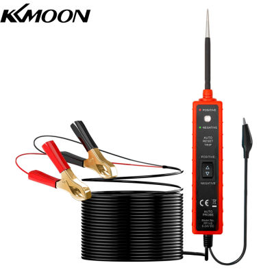 KKmoon เครื่องทดสอบวงจรไฟฟ้ายานยนต์ EM285เครื่องทดสอบระบบไฟฟ้ารถยนต์6-24V DC