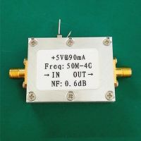 Dykb Lna 50Mhz-4Ghz Nf = 0.6db เสียงรบกวนต่ำเครื่องขยายเสียง Rf ความเป็นเส้นตรงสูง Hf วิทยุ Fm Vhf Uhf Ham พร้อมเคส