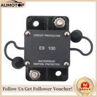 【MotorrTop】32V/100A Fuse Circuit Breaker IP67กันน้ำรีเซ็ตอัตโนมัติสำหรับเครื่องเสียงรถยนต์ Marine