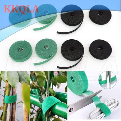 QKKQLA Green Plant Bandage Tie Adjustable Plant Support Reusable Fastener Tape branch cable Wire storage For Home Garden Accessories