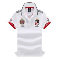 Summer Luxury Short Sleeve Sports Polo Shirts For Mens High Quality Embroidery