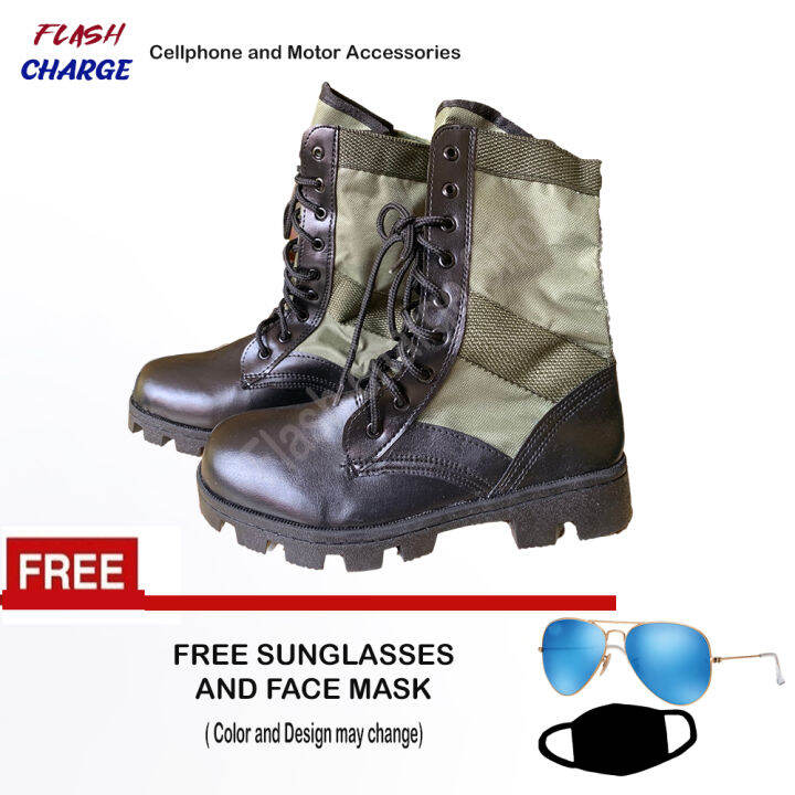 Men's Military Boots Tactical Combat Boots Men Shoes Outdoor Landing Military Shoes ROTC Shoes