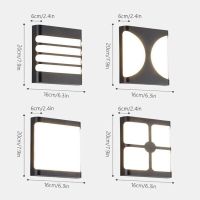 LED Outdoor Wall Lights IP65 Waterproof Modern Outside Garden Balcony Light Courtyard Exterior Wall Lamp Fixtures Sconce AC220V