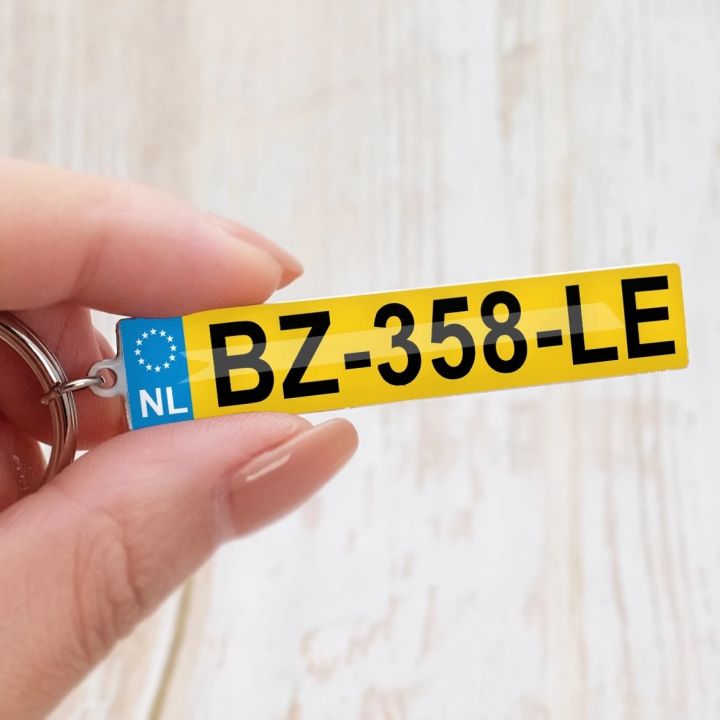 cw-custom-car-keychain-number-plate-keyring-personalised-license-chain-new-driver-him