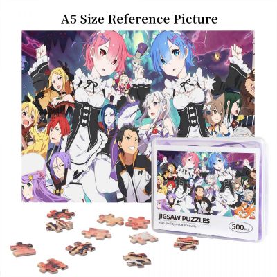 Cool HD Characters Of Re Zero Wooden Jigsaw Puzzle 500 Pieces Educational Toy Painting Art Decor Decompression toys 500pcs