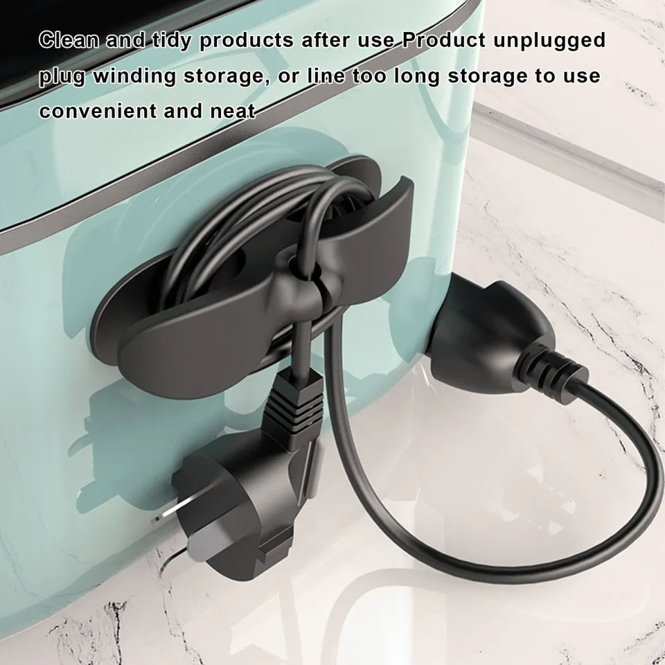 Cord Organizer For Kitchen Appliances On Silicone Cord Wrap Cord Holder  Cord Cable Management For Kitchen Stand