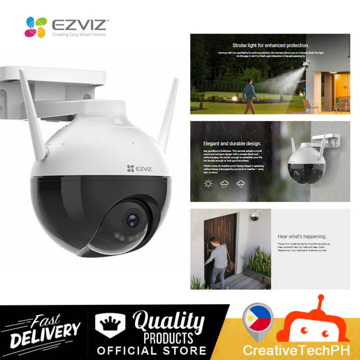 Ezviz C8C 1080P Outdoor Pan/tilt 360 Degree IP Camera Smart Home CCTV ...