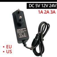 AC-DC แหล่งจ่ายไฟ110-240V 5V 12V 24V 2A 1A อะแดปเตอร์พลังงานอเนกประสงค์3A 5.5มม. * 2.5มม. สหภาพยุโรปสหรัฐกระแสตรง5 12 24โวลต์สำหรับแถบไฟ LED