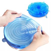 【cw】 Silicone Cover Stretch Lids Reusable Airtight Food Wrap Covers Keeping Bowl Stretchy Cookware