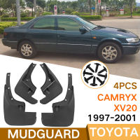 4 X รถ M Udguards โคลนอวัยวะเพศหญิงสาดยามพิทักษ์อุปกรณ์เสริมในรถยนต์สำหรับ Toyota Camry XV20 1997 1998 1999 2000 2001โคลนพิทักษ์พนัง