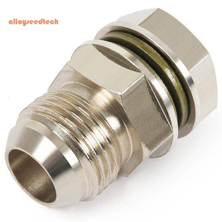 10AN To M18x1.5mm Turbo Oil Pan Plug Carbon Steel Turbo Oil Drain Pan