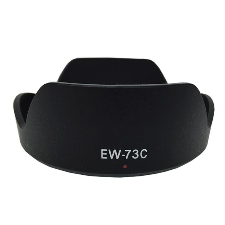 EW-73C EW73C ที่ดูดควันหมวกกล้องแบบหัวเข็มขัดสำหรับกระป๋องและ N-EOS EF-S 10-18มม. F4.5-5.6 67มม.