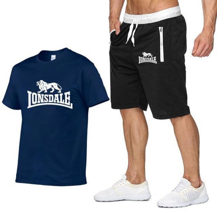 men-summer-lonsdale-sportswear-sets-short-sleeve-t-shirts-short-pants-new-fashion-men-casual-sets-shorts-t-shirts-2-pieces