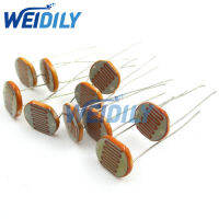 【2023】5PCS 12528 Light Sensitive Resistor 12mm Photoresistor Resistor GL12528 LDR Dependent Resistance