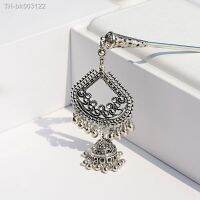 ❈ 2019 Women 39;s Ethnic Gypsy Tibet Silver Color Hairpins Indian Jewelry Vintage Bell Carved Tassel Hair Sticks Horquillas