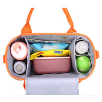 Mommy Bag Waterproof Large-capacity Messenger One-shoulder Maternal and Child Maternity Bag Baby Carriage Hang Bag Free Pendant