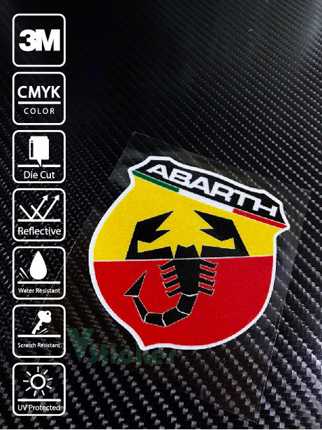 สติ๊กเกอร์ Sticker Abarth 019