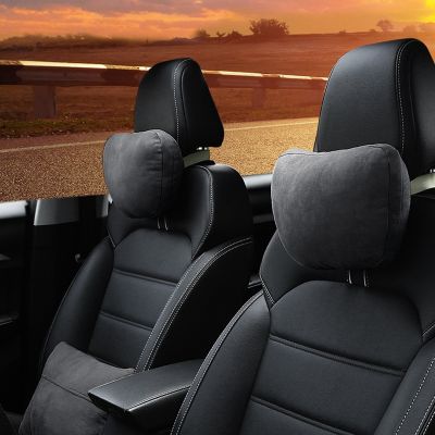 2Pcs Universal Car Headrest Neck Support Seat for Design S Class Soft Adjustable Pillow Neck Rest Cushion