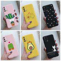 For OPPO A74 A54 A94 Case Cute Cat Cactus Avocado TPU Silicone Shockproof Back Cover For OPPOA74 OPPOA94 4G 5G A 74 94 54 Coque