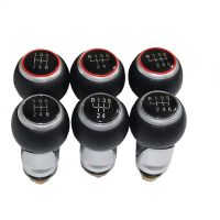 5/6 speed Leather Gear shift knob for Audi skoda seat A3 A4 B6 B7 b8 A6 S4 B8 8K A5 8T Q5 8R FOR vw passat golf 12mmb