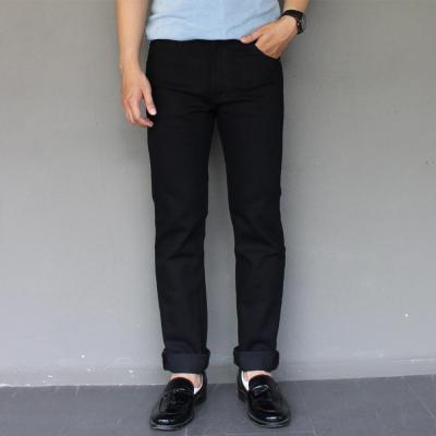 Golden Zebra Jeans กางเกงยีนส์ชายเอวผ้ายืดขากระบอกเล็กสีดำไซส์เล็กไซส์ใหญ่(เอว28-40)