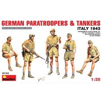 โมเดลประกอบ MiniArt 1/35 MI35163 GERMAN PARATROOPERS AND TANKER ITALY