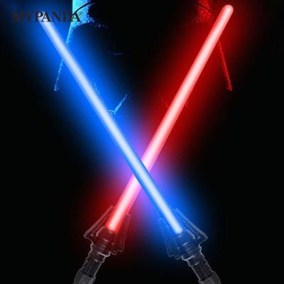 RGB Lightsaber ของเล่นดาบเลเซอร์กระบี่แสงเด็ก SoundFont ดาบเลเซอร์ตุ๊กตาคริสต์มาสกวางเรนเดียร์80ซม