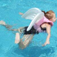 1PC Inflatable Swimsuit PVC Cartoon Angel Wings Life Vest Life Jacket Safety Swimwear For Kids Children Swimming