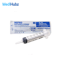 Nipro Syringe Catheter นิปโปร ไซริงค์พลาสติก ขนาด 50 ml จำนวน 1 ชิ้น (04826)