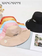 XIANG NIAN NI sun hat new fashion embroidery big eaves fisherman hat