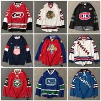 ?? เสื้อยืดแขนยาว พิมพ์ลาย Nhl Hockey Jersey Ice Hockey สไตล์ฮิปฮอป สตรีท ฮิปฮอป พลัสไซซ์ สําหรับผู้ชาย และผู้หญิง