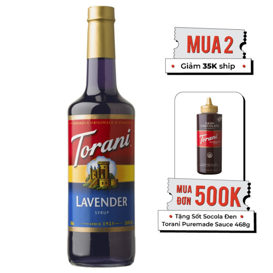 Sirô hương hoa oải hương torani classic lavender syrup 750ml mỹ - ảnh sản phẩm 1