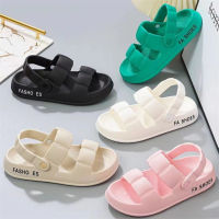 Trendy 2022 Female Slippers Fashion High-End Simple High Appearance Level  Wear Thick Bottom To Step On The Sand Anti-Slip Feeling Summer Shoes