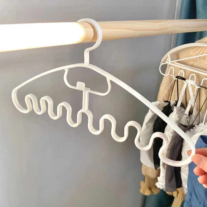 multi-port-support-hangers-for-clothes-drying-rack-multifunctional-suspenders-ties-hanger-storage-racks-wavy-hanger