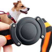 สำหรับ Apple Air Tag Dog Collar Holder กันน้ำป้องกัน Airtag Holder เคส สำหรับสัตว์เลี้ยงยักษ์ปลอกคอ GPS Trackers Screw Vault