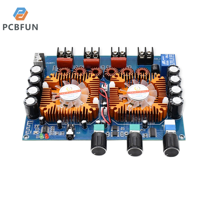 pcbfun-xh-a128-2-บอร์ดเครื่องขยายเสียง1ดิจิตอลพลังสูง-tda7498e-160wx2-220w