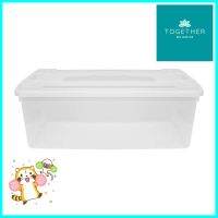 กล่องฝาปิด UNI-WARE 4892 26.5x39.5x13 ซม. สีขาวBOX WITH LID UNI-WARE 4892 26.5X36.5X13CM WHITE **ใครยังไม่ลอง ถือว่าพลาดมาก**