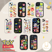 MissConnie เคสสำหรับ Samsung A14 A12 A32 A03s A22 A13 A50 A53 A21s A73 A23 A51 A02s A50s A52s A31 A33 A20 M23ของเล่นมนุษย์ต่างดาว M22 A71 A20s การ์ตูนน่ารักบัซไลท์เยียร์เคส TPU แบบนิ่ม