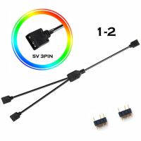 【❂Hot On Sale❂】 daoxia อินเตอร์เฟซเมนบอร์ดสายต่อขยายสำหรับ5v 3PIN/12v4pin Aura Rgb 1-2/3/4ที่คั่นอินเตอร์เฟส Jst-3pin ฮับ D-Sync Rgb