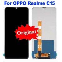 100 ต้นฉบับสำหรับ OPPO Realme C15 RMX2180จอแสดงผล LCD หน้าจอสัมผัสแผง Digitize ประกอบเซ็นเซอร์มือถือ Pantalla ชิ้นส่วน